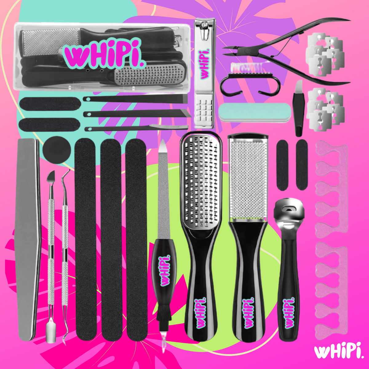 Perfect Summer Pedi Tool Kit by Whipi Co
