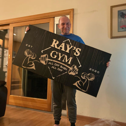 Gym Sign IV by Tailored Canvases