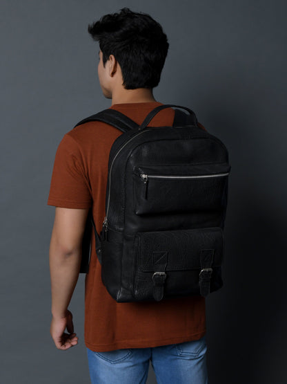 NoirTrek Leather Backpack 2.0 by Classy Leather Bags