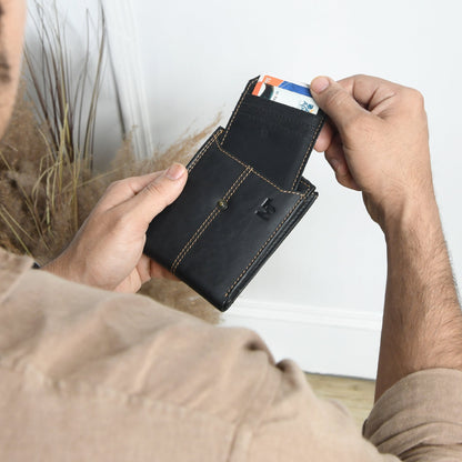 Kellner Bi-fold Wallet by Classy Leather Bags