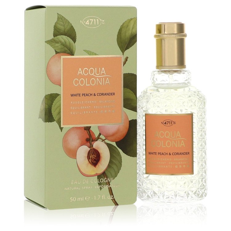 4711 Acqua Colonia White Peach & Coriander eau de cologne spray, 1.7 oz