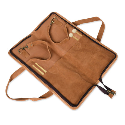 The Leather Drumstick Case by Classy Leather Bags