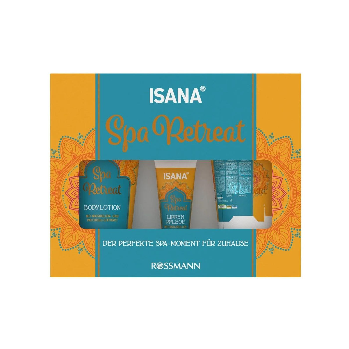 Isana Spa Series Body Care Gift Set for Relaxing Skin Care by Beauty Care Bag
