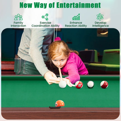 48 inch wooden pool game table, GBruno Store, view 13