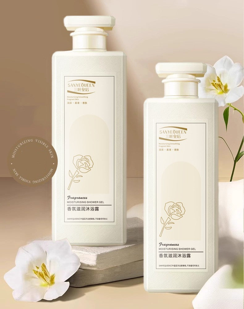Three-leaf Queen Shower Gel – Deep-Cleansing Aromatherapy (800ml) by Carmine Juneberry