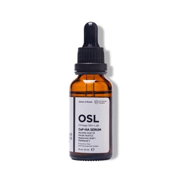 Omega Skin Lab CeF-HA Anti-Aging Serum with Vitamin C & E 30 ml by Beauty Care Bag