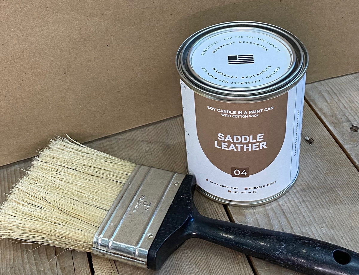 Saddle Leather Soy Candle | Manready Mercantile by Rust & Cinder