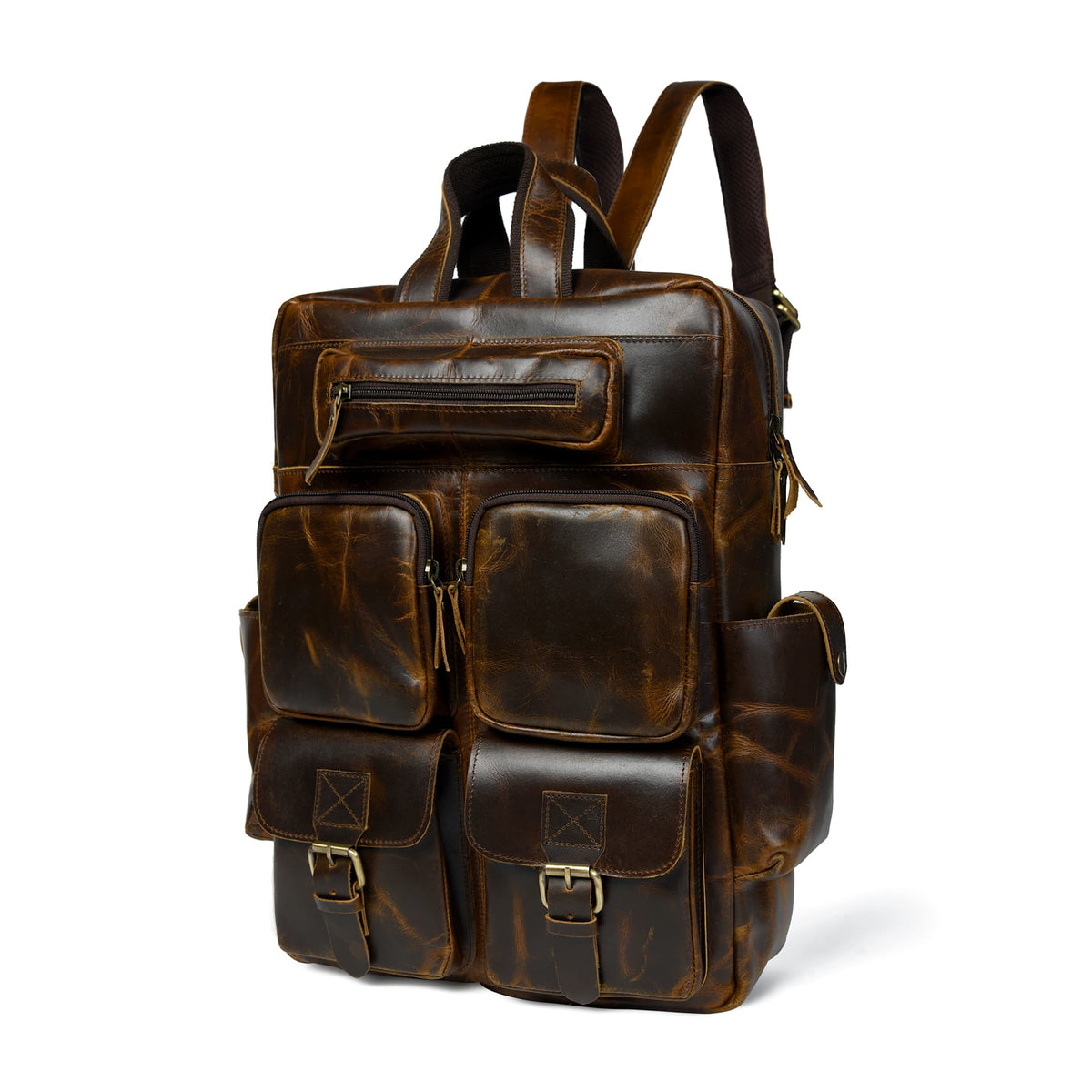 Prime Multi Functional Backpack by Classy Leather Bags