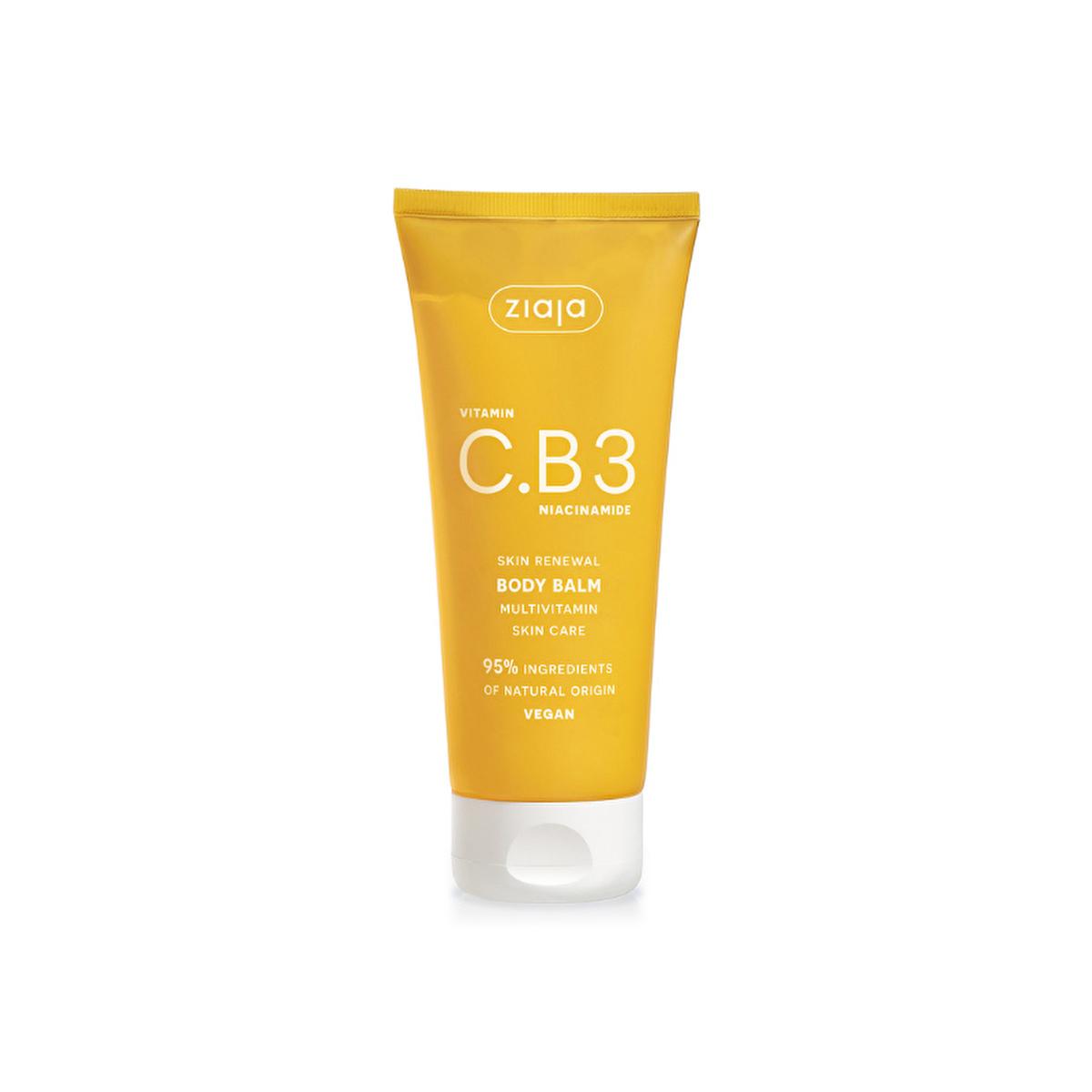 Ziaja Vitamin C B3 Niacinamide Body Cream: Brighten Skin, Anti-Aging, & Hydrate Dry Skin - Lightweight 6.76 fl oz by Beauty Care Bag