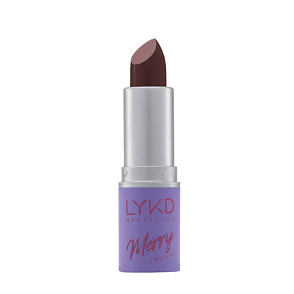 LYKD Merry Lipstick 584 Light Mulberry: Creamy, Moisturizing, Smooth Finish, Long-Lasting Color by Beauty Care Bag