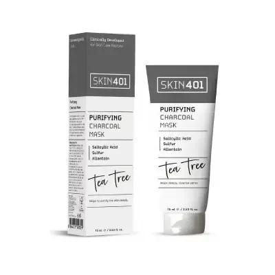 Skin401 Charcoal Face Mask with Salicylic Acid for Deep Cleansing - 75ml by Beauty Care Bag