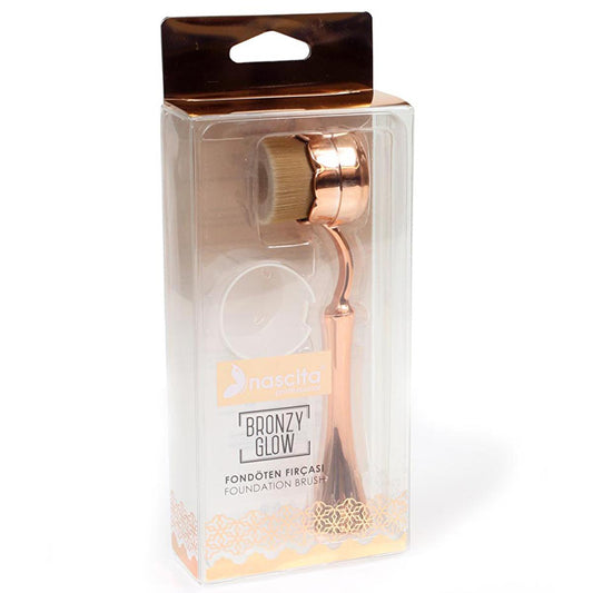 Nascita Bronzy Glow soft bristle liquid foundation brush