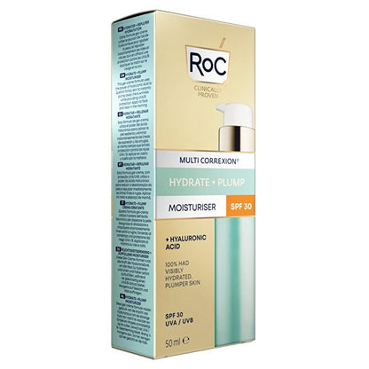 Roc SPF 30 Hyaluronic Acid Facial Moisturizer: 72-Hour Hydration & Anti-Aging Sunscreen for All Skin Tones by Beauty Care Bag