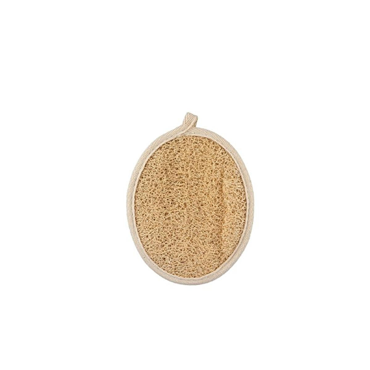 Balmy Kabak Natural Exfoliating Bath Mitt for Oily Skin - Dual-Sided, 100% Pumpkin Fiber by Beauty Care Bag
