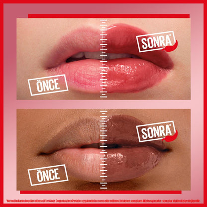 Maybelline New York Lifter Plump Lip Gloss 006 Hot Chili - Instantly Plumps Lips, Long-Lasting Effect, Non-Sticky by Beauty Care Bag