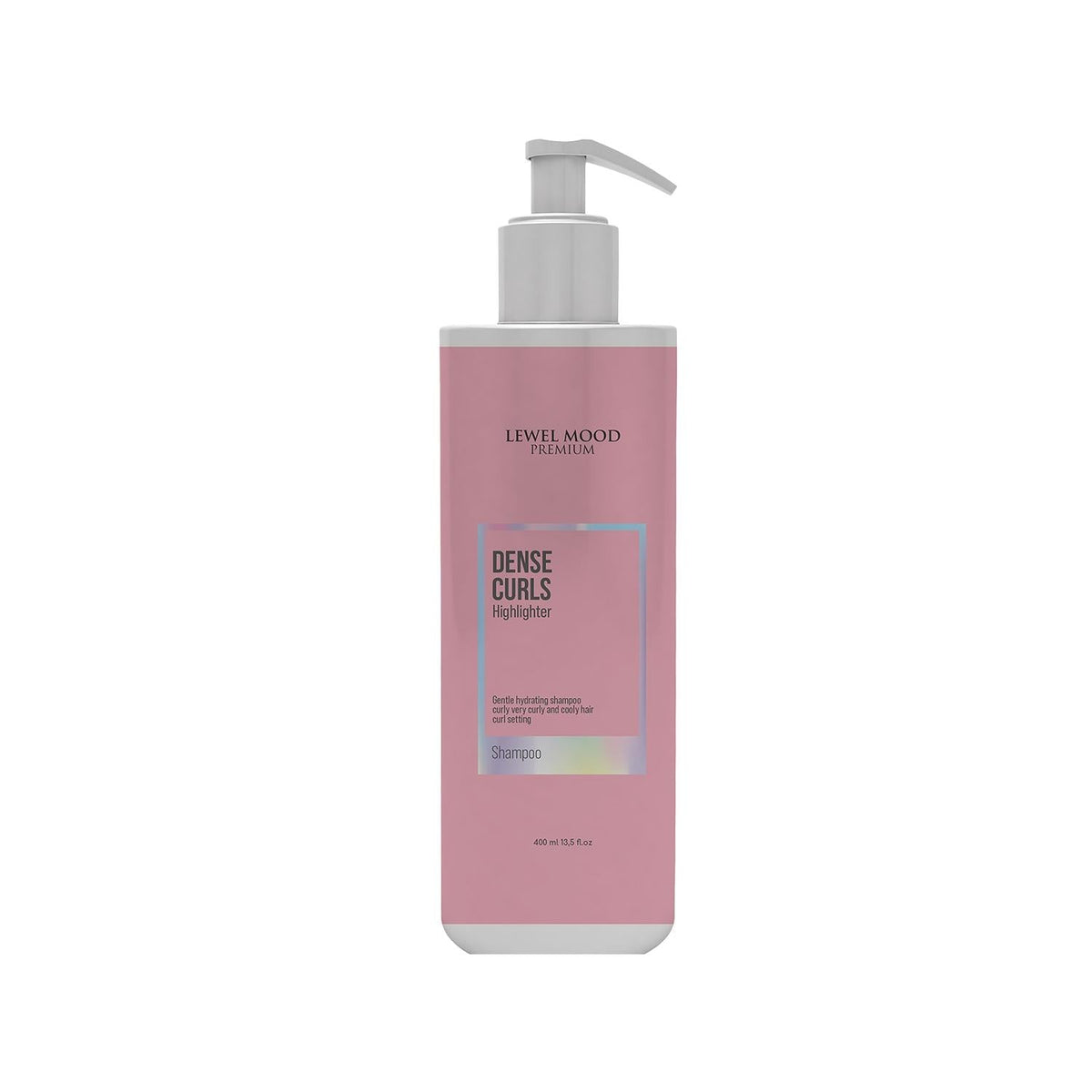 Lewel Mood Dense Curls Shampoo - Premium Hair Care for Curly & Wavy Hair, Moisturizing & Nourishing Properties - 400ml by Beauty Care Bag
