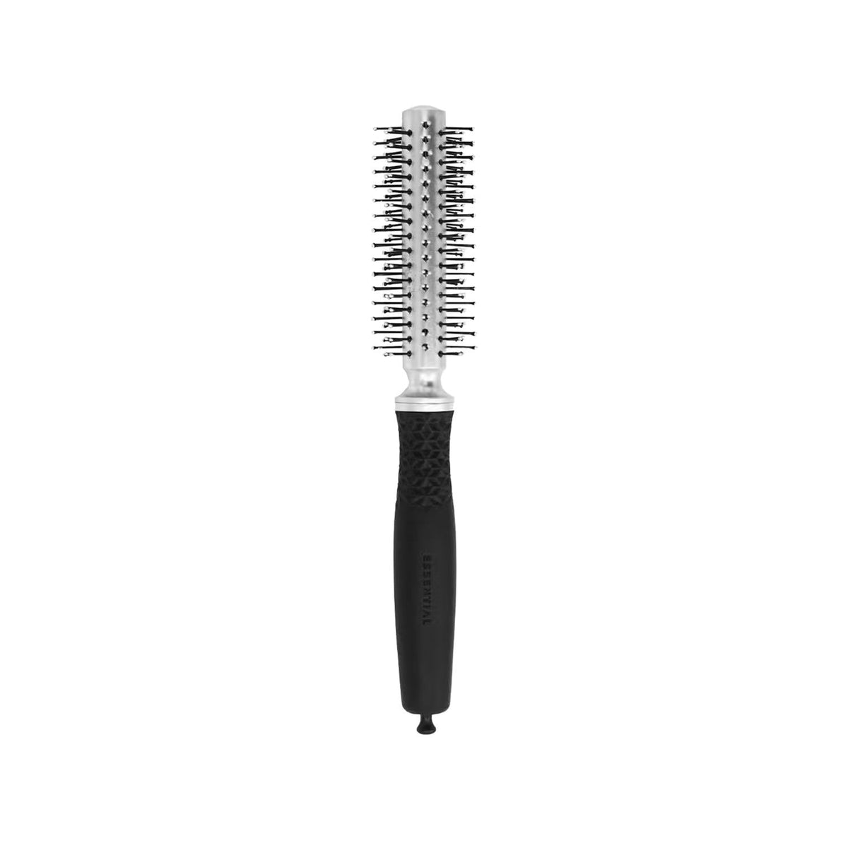 Olivia Garden Essential Blowout soft double bristles hair brush in silver