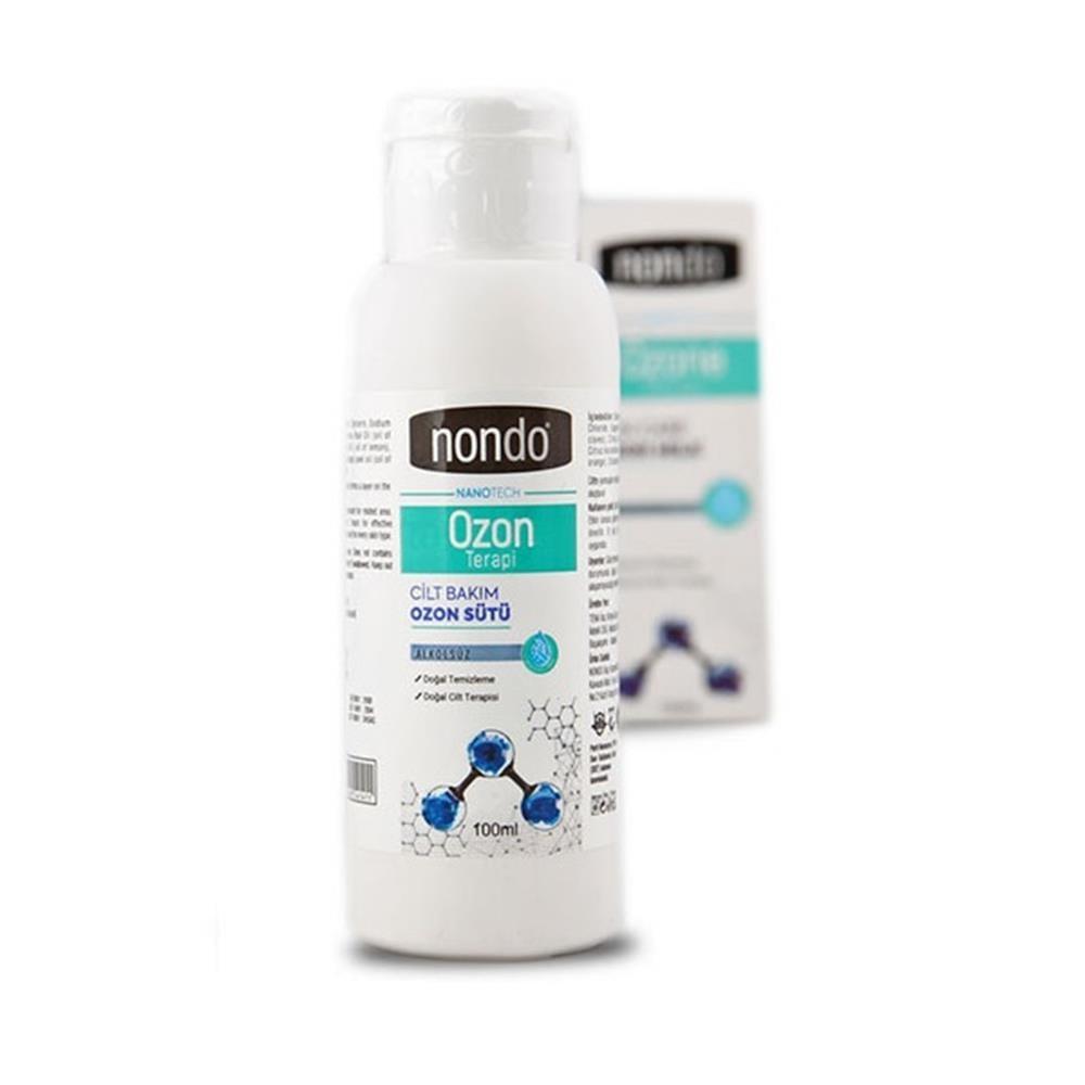 Nondo Ozone Therapy Hand & Face Lotion - 100ml - Natural Skin Repair, Alcohol-Free Cleanser, Treat Skin Problems with Ozone by Beauty Care Bag