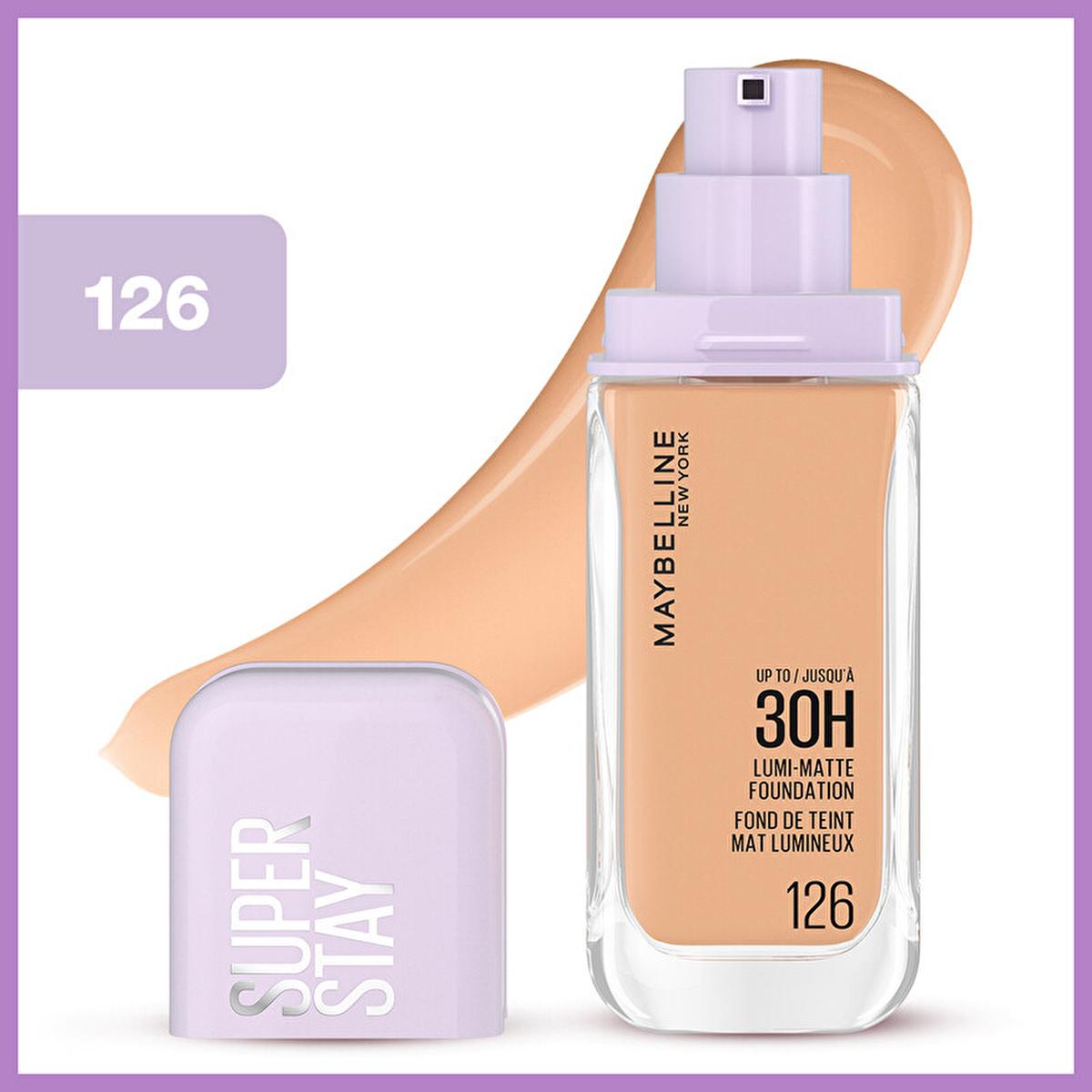 Maybelline New York Super Stay Lumi Matte Foundation - Long-Lasting, Lightweight, Matte Finish Makeup for Various Skin Tones by Beauty Care Bag