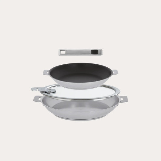 4-Piece mixed frying pan Set by CRISTEL USA