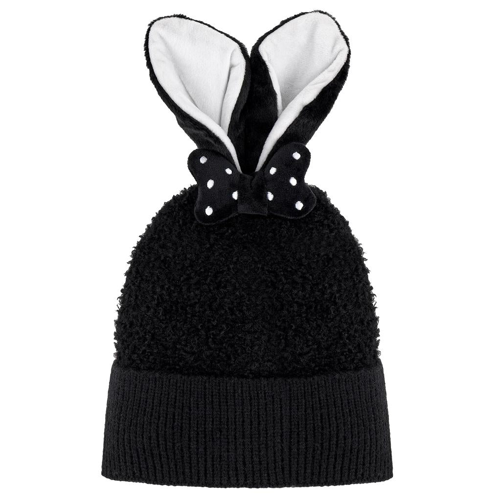 Eklips Kids Black Beanie with Cute Ears 1 pc by Beauty Care Bag