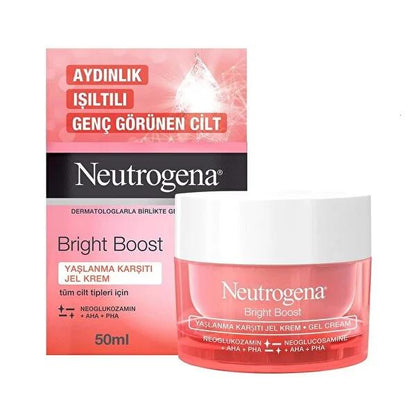 Neutrogena Bright Boost Anti-Aging Face Cream - Hydrating Gel Cream for Youthful Skin, 1.69 fl oz by Beauty Care Bag