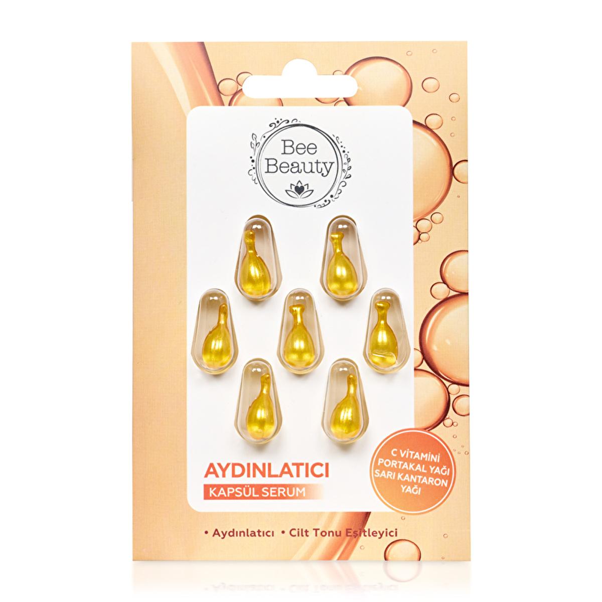Bee Beauty vitamin C face serum capsules with orange oil