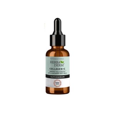 Herbaderm Collagen C Superserum 30ml - Anti-Aging Skincare, Natural Collagen Serum for Skin Firmness and Hydration by Beauty Care Bag