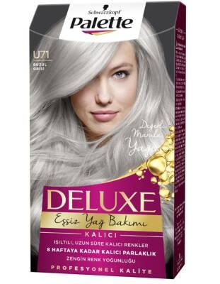 Palette Deluxe U71 Buzul Grisi Ice Grey Hair Dye - Achieve Unique Hair Color by Beauty Care Bag