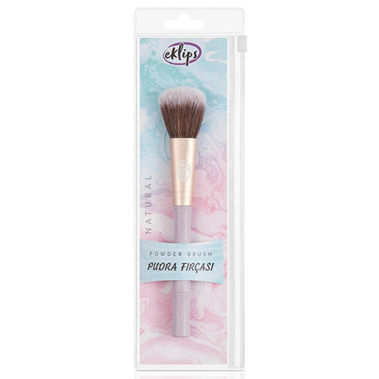 Eklips Natural Powder Brush for Flawless Makeup Application by Beauty Care Bag