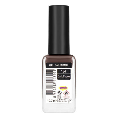 LYKD My Style Up Nail Enamel 184 Dark Choco Glossy Polish by Beauty Care Bag