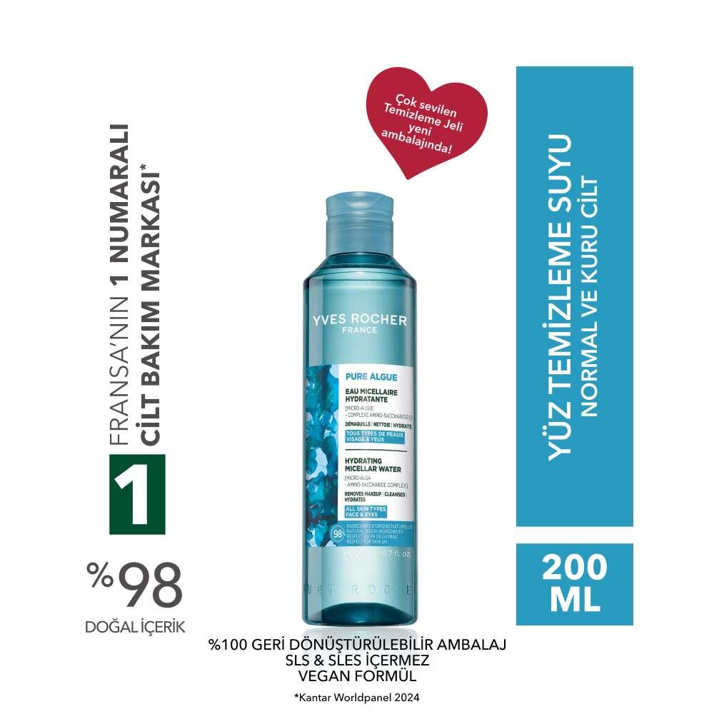 Pure Algue Hydrating Micellar Water for Normal to Dry Skin 200ml by Beauty Care Bag
