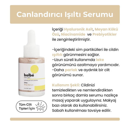 Bolbe Shine Drop Brightening Serum with Niacinamide 30 ml by Beauty Care Bag