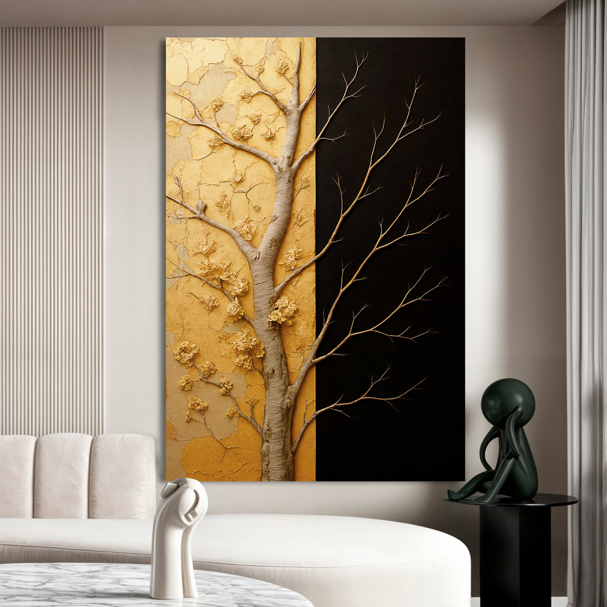 Golden Eclipse Wall Art by Tailored Canvases