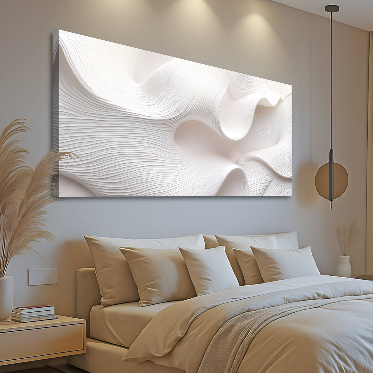 Minimalist Waves Wall Art II by Tailored Canvases