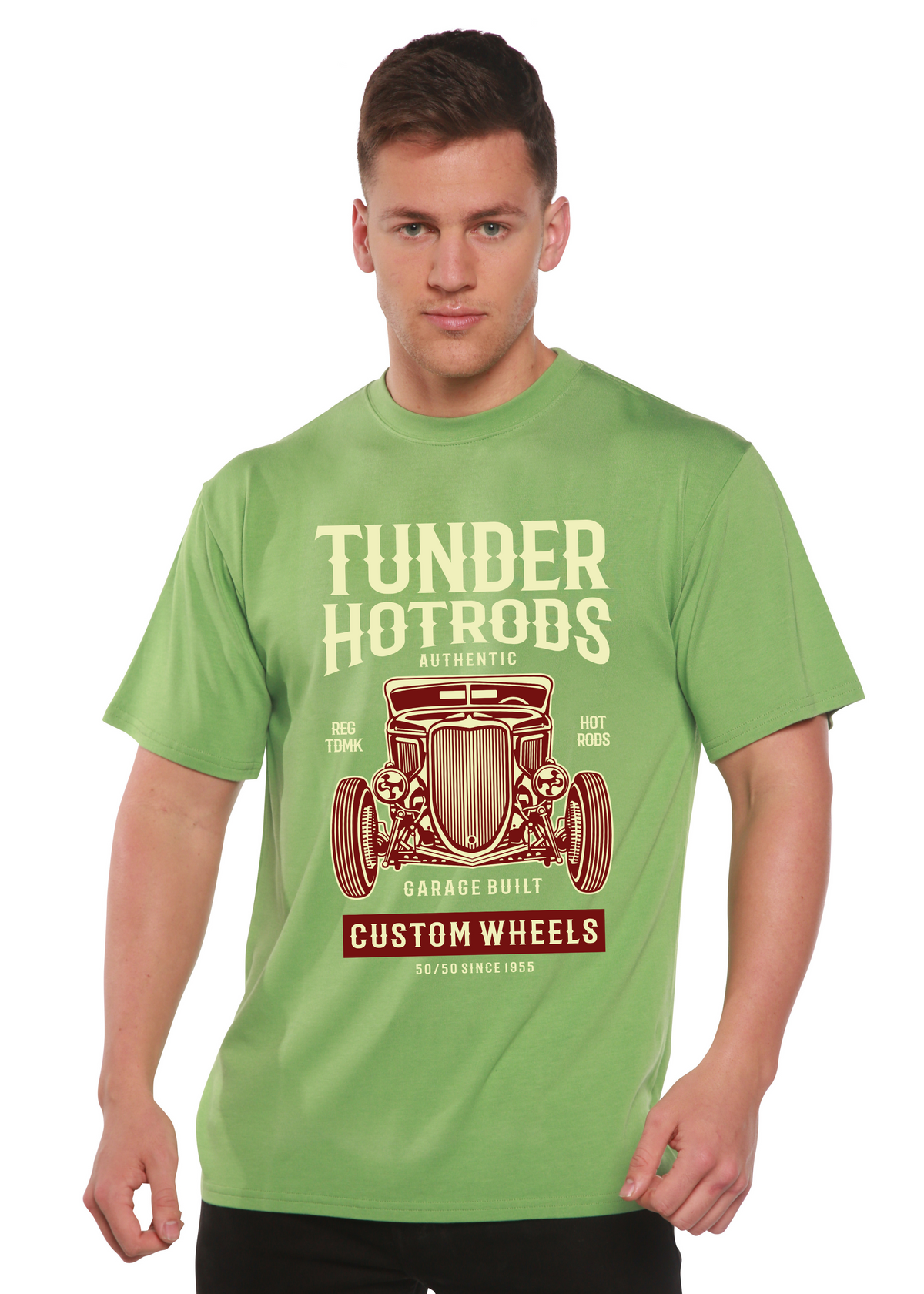 Thunder Hot men's bamboo graphic T-shirt – view 7