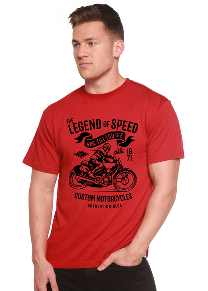 The Legend of Speed men's bamboo graphic T-shirt – view 3