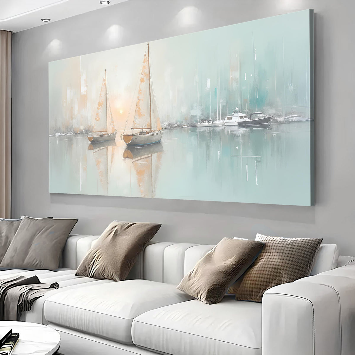 Abstract Pier and Dock Wall Art by Tailored Canvases