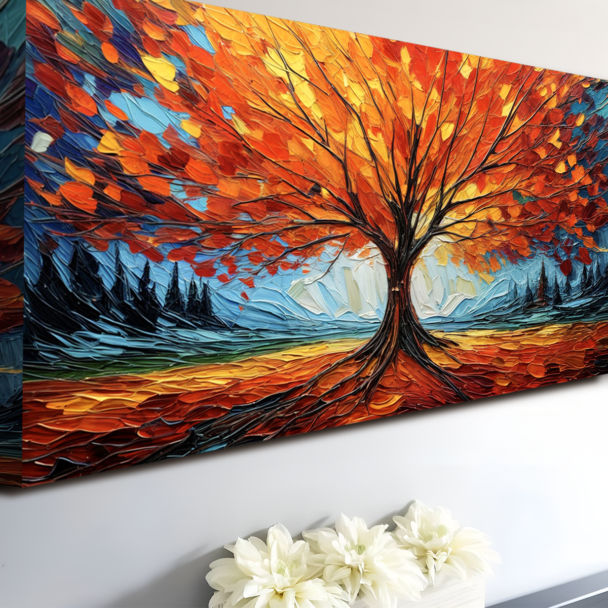 Autumn Fire Wall Art by Tailored Canvases
