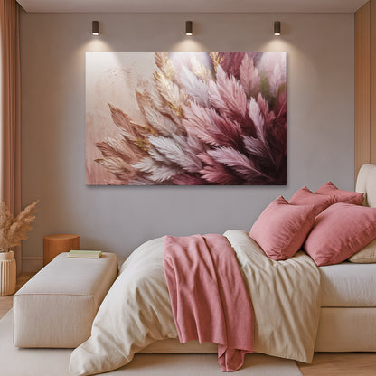 Feather Symphony Wall Art by Tailored Canvases