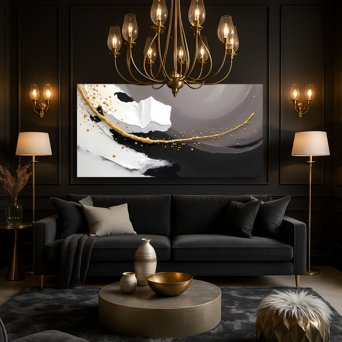 Wave Abstract Wall Art by Tailored Canvases