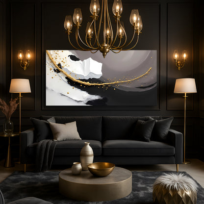 Wave Abstract Wall Art by Tailored Canvases