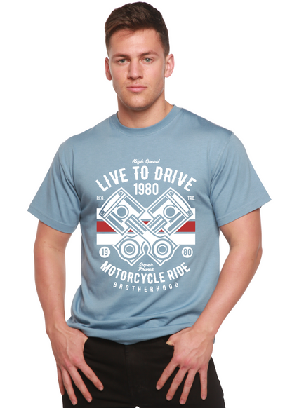 Live to Ride 1980 men's bamboo graphic T-shirt – view 5