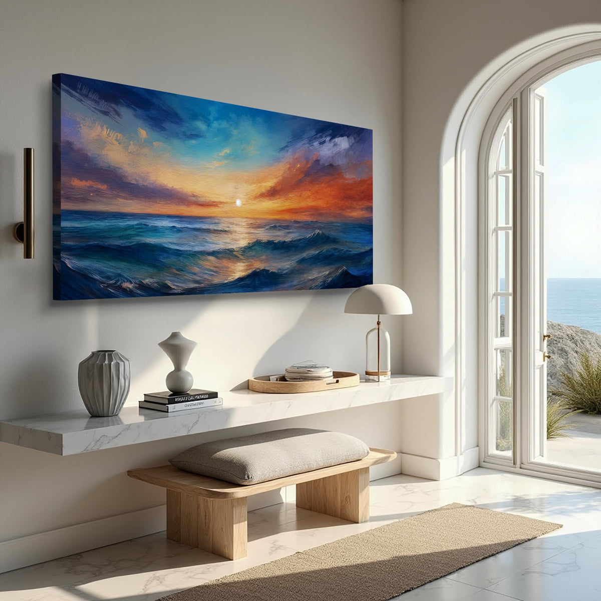 Waterscape Abstract Wall Art XIII by Tailored Canvases