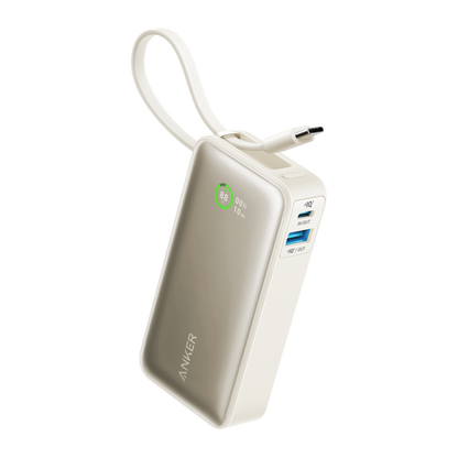 Anker Nano Power Bank (30W, Built-In USB-C Cable) by Anker