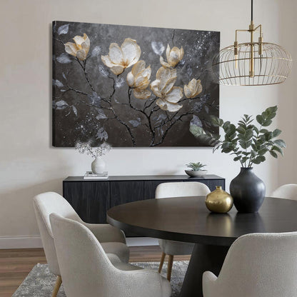 Midnight Magnolias Wall Art by Tailored Canvases