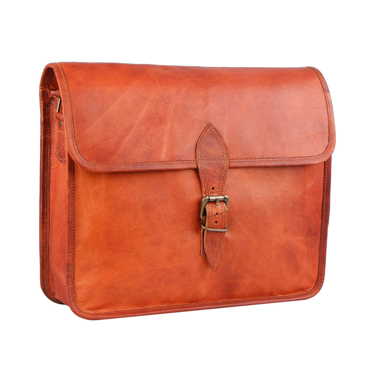 The Mascot Leather Messenger by Classy Leather Bags
