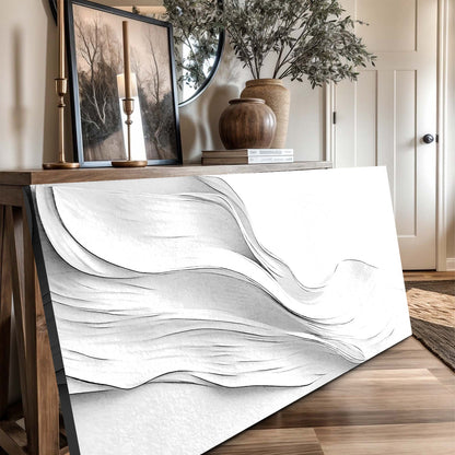 White Minimalist Wall Art by Tailored Canvases