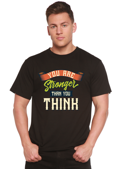 You Are Stronger Than You Think men's bamboo graphic T-shirt – view 2