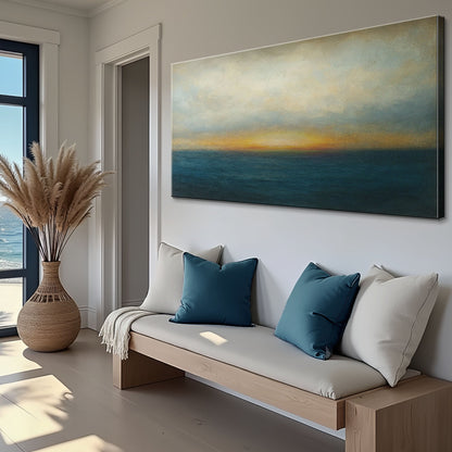 Waterscape Abstract Wall Art V by Tailored Canvases